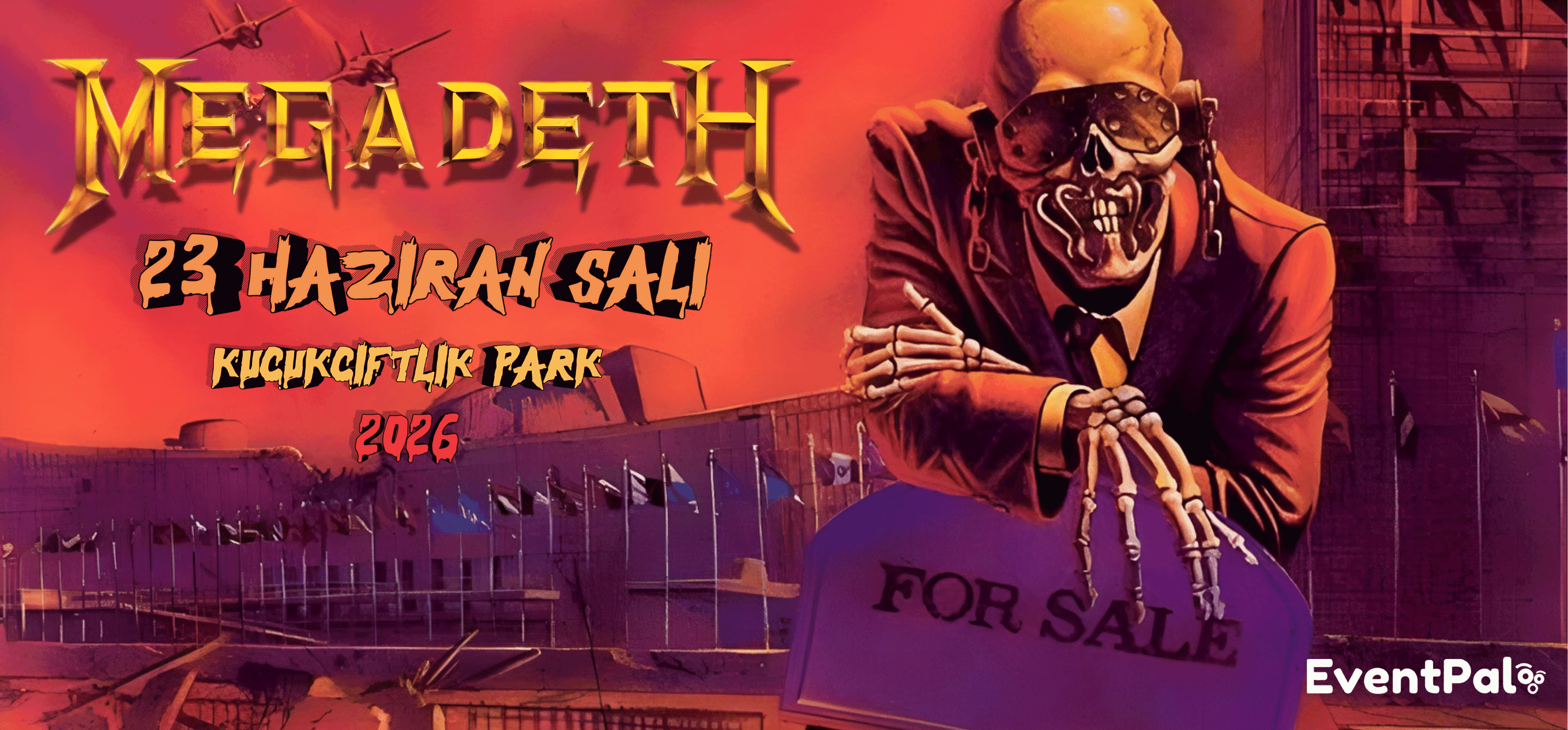 The General of Thrash Metal Arrives: Megadeth Istanbul Concert and Ticket Deals haberi