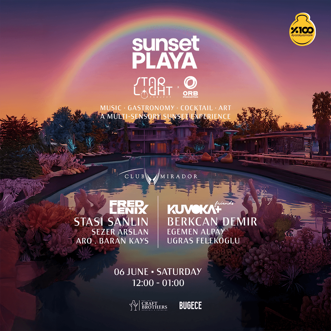 SUNSET PLAYA card