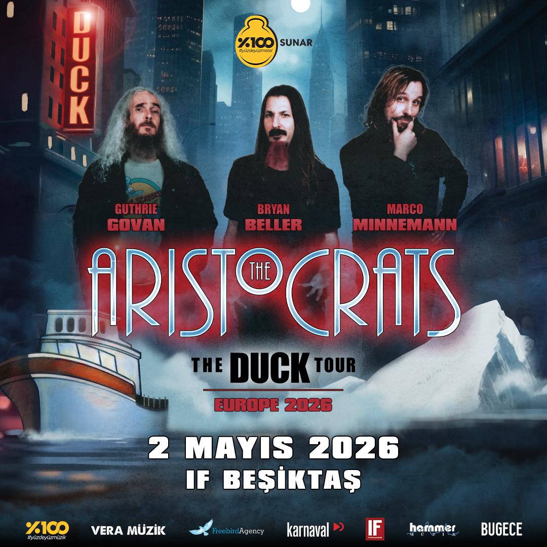 %100 Metal Sunar: The Aristocrats | İstanbul card
