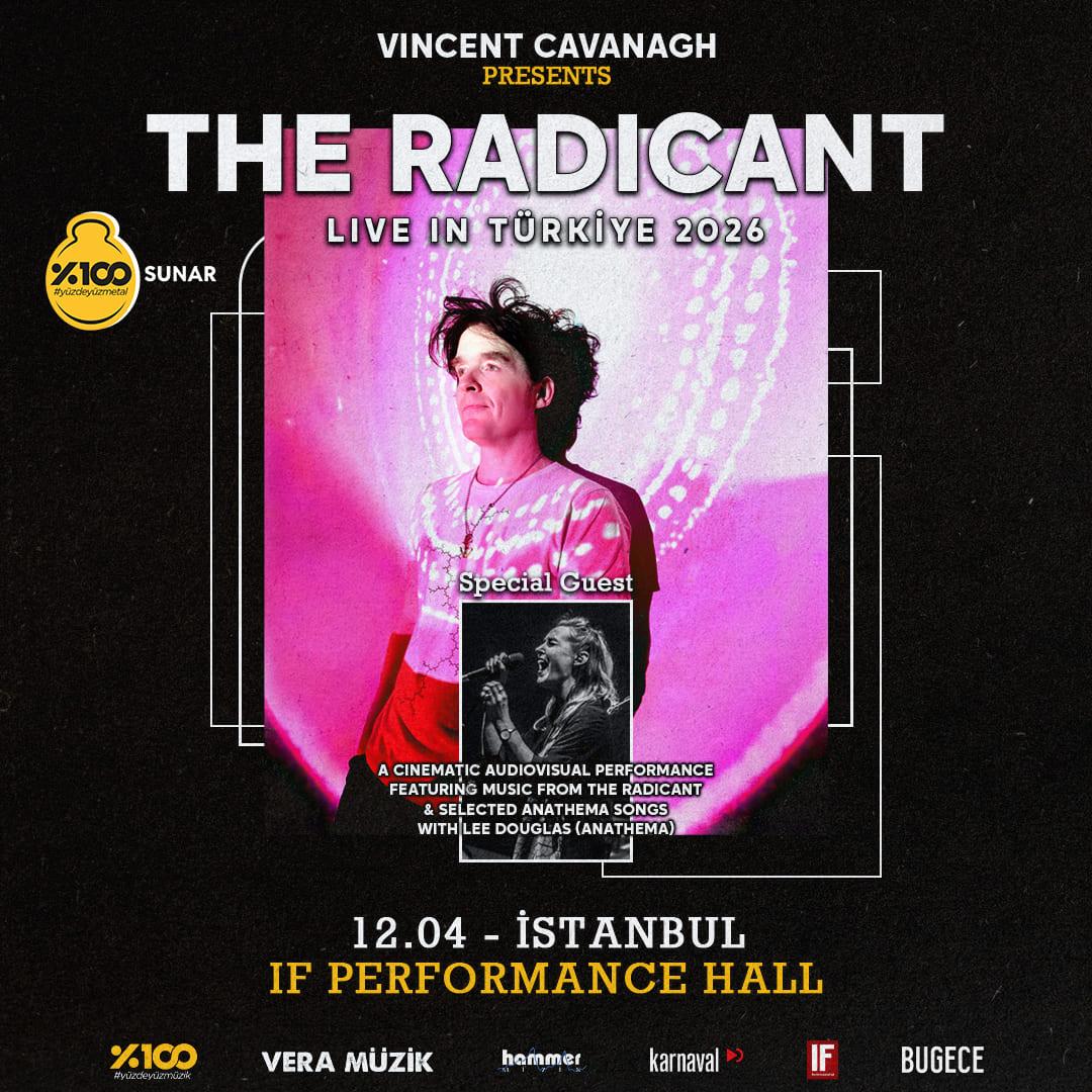 %100 Metal Sunar: The Radicant + Selected Anathema Songs with Lee Douglas | İstanbul card