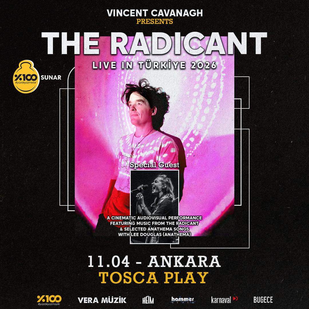 %100 Metal Sunar: The Radicant + Selected Anathema Songs with Lee Douglas | Ankara card