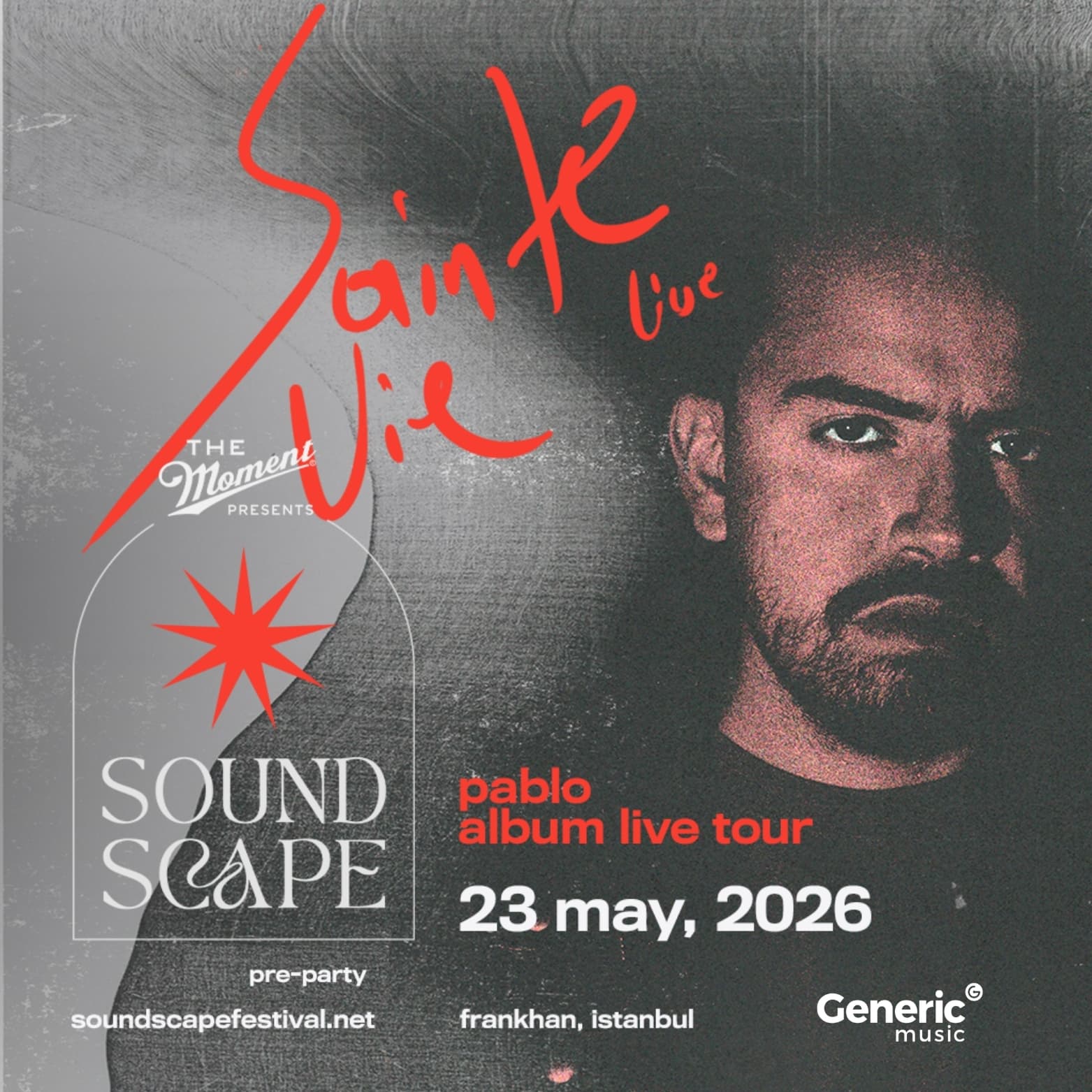Sainte Vie (Live) – Soundscape Pre-Party card