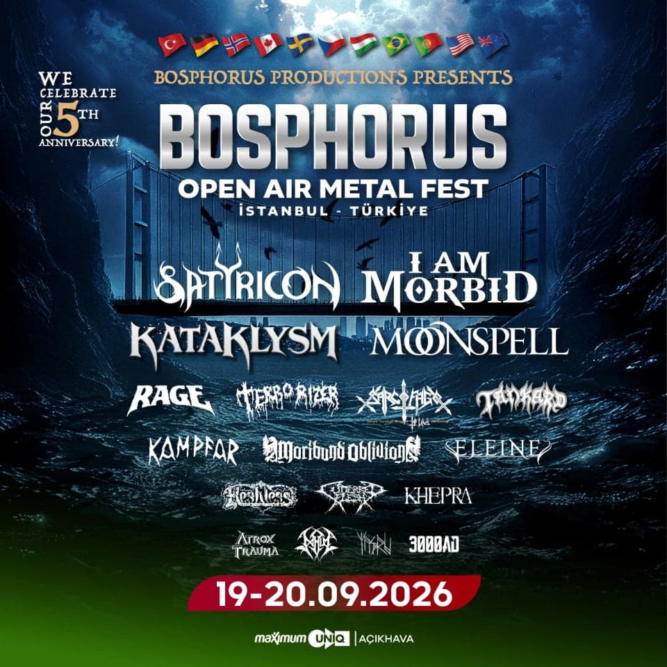 Bosphorus Open Air Metal Fest card