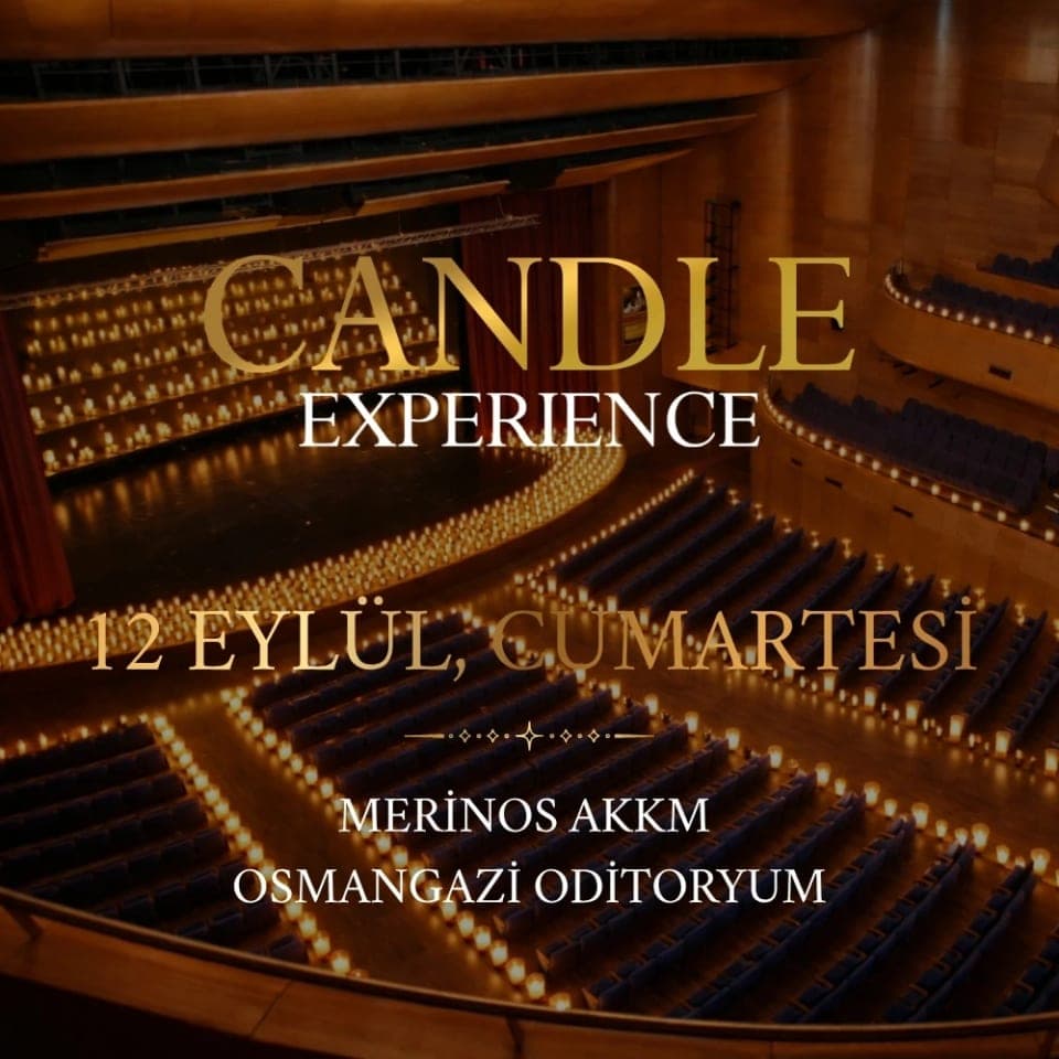 Candle Experience ile Mum Konseri card