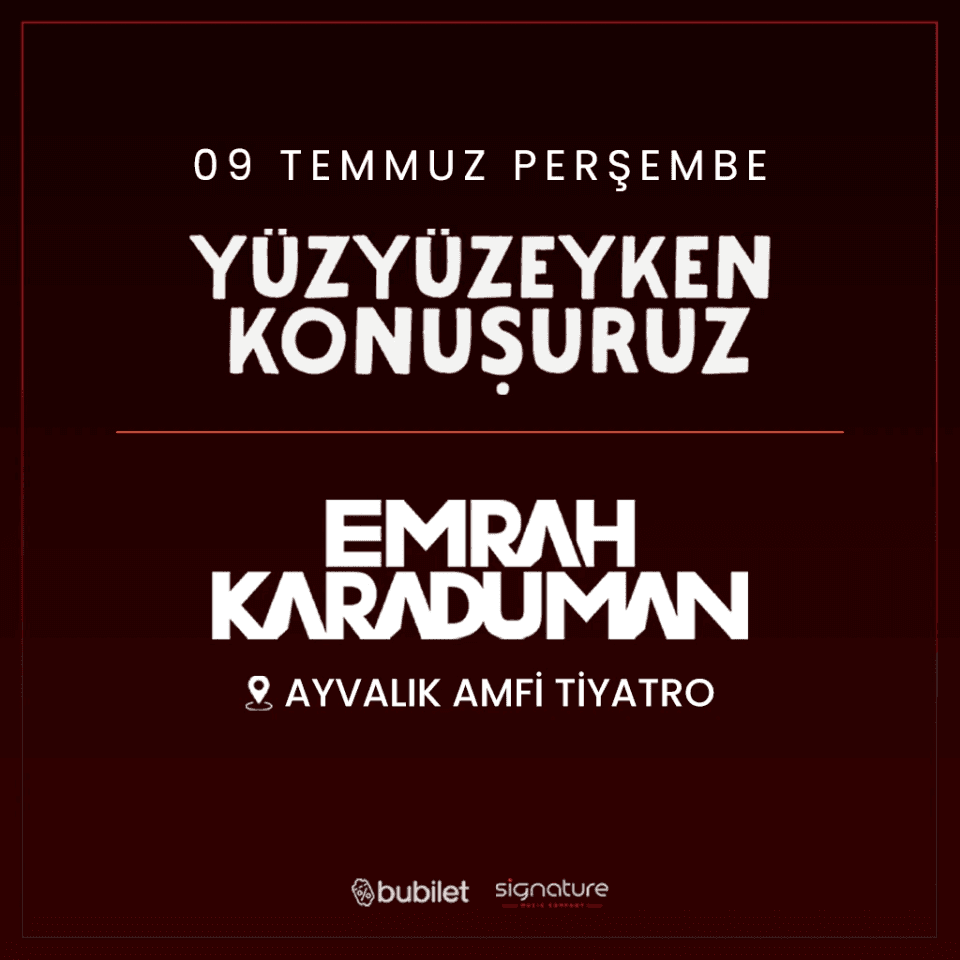 Yüzyüzeyken Konuşuruz - Emrah Karaduman Konseri thumbnail