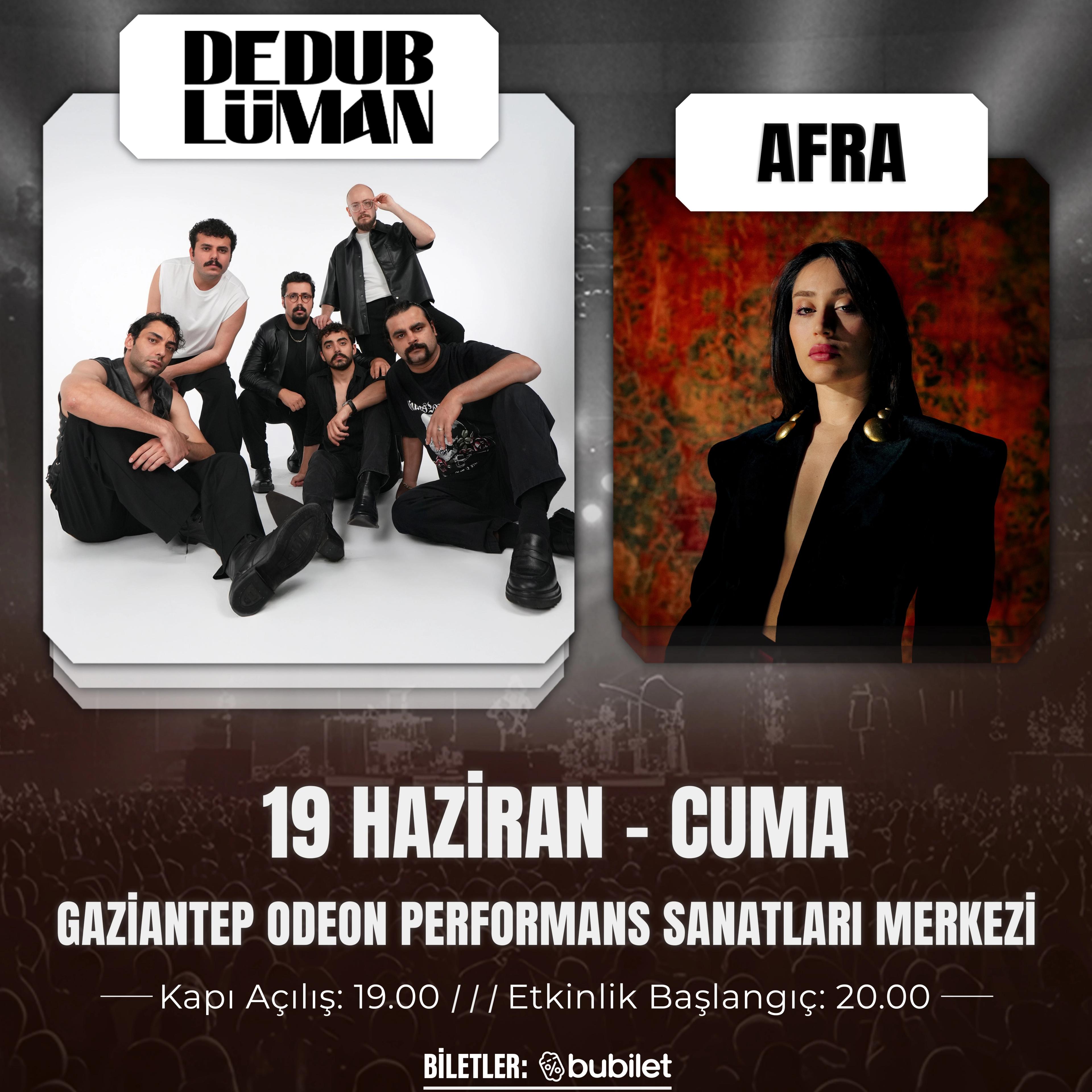 Dedublüman & Afra Konseri card