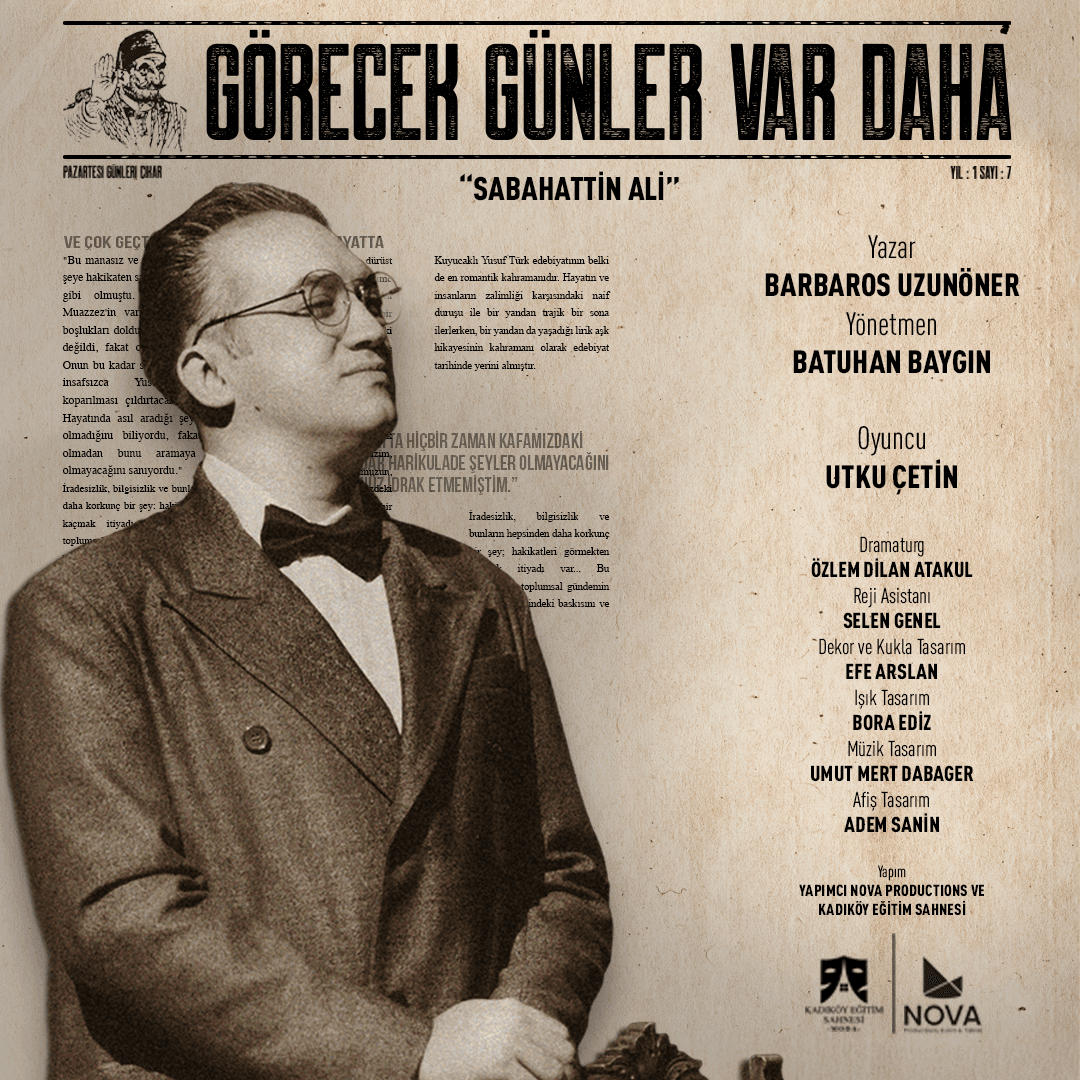 Görecek Günler Var Daha - Sabahattin Ali card