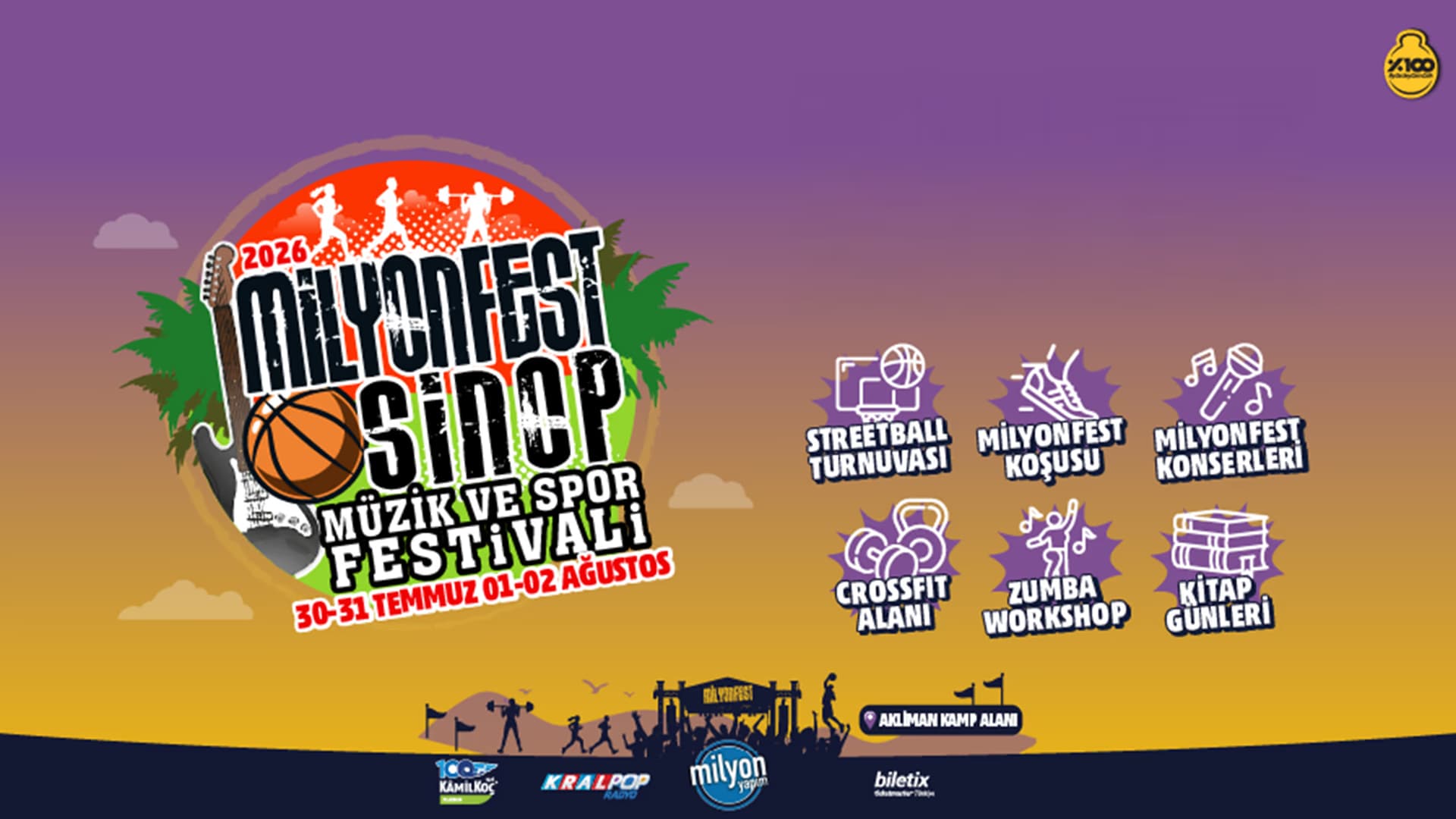 Milyonfest Sinop - 2026 - Kamp Kombine