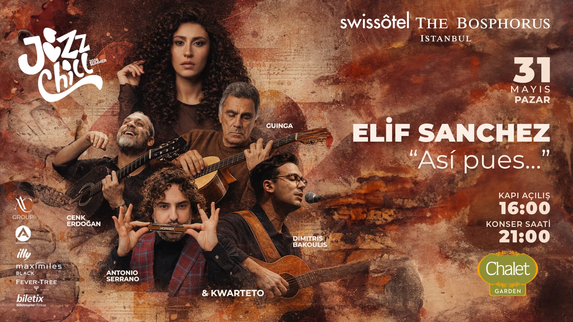 Elif Sanchez & Guinga & Antonio Serrano & Cenk Erdoğan & Dimitris Bakoulis card