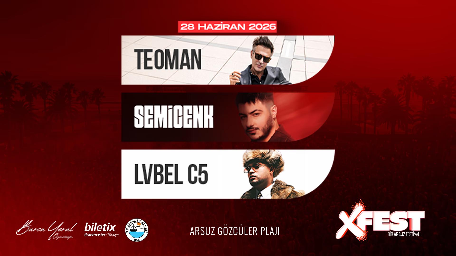 XFEST Arsuz -  2.Gün - Teoman - Semicenk - Lvbel C5 card
