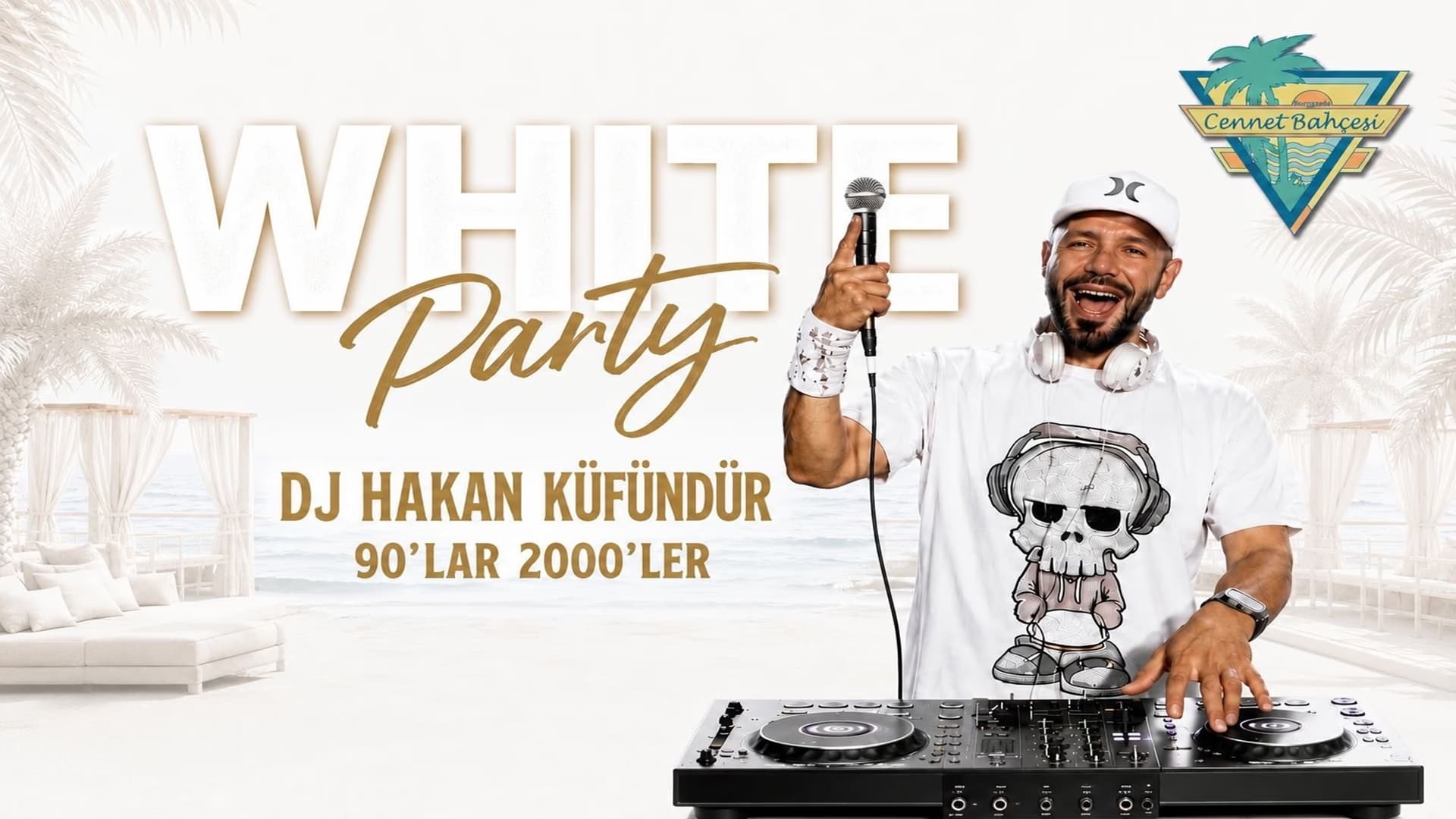 Dj Hakan Küfündür İle 90lar 2000ler White Party card