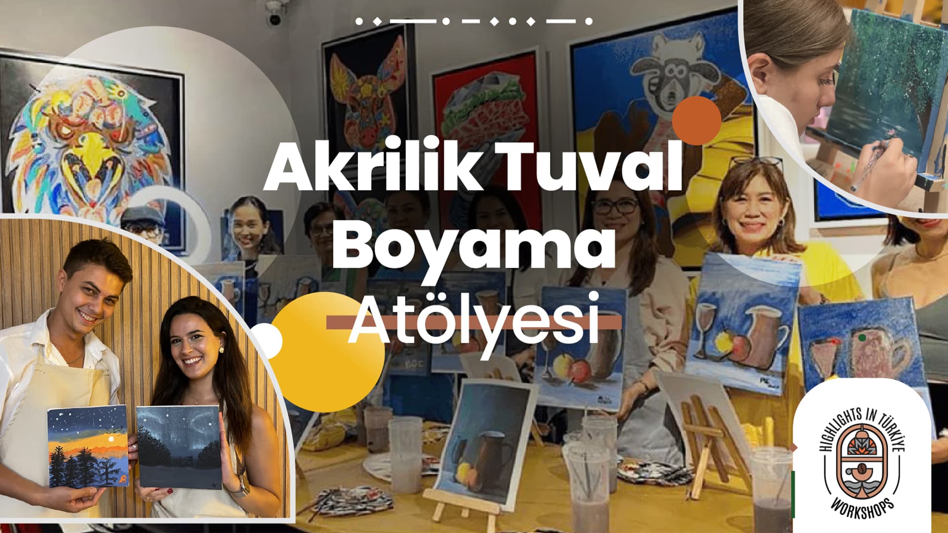 Akrilik Tuval Boyama Atölyesi