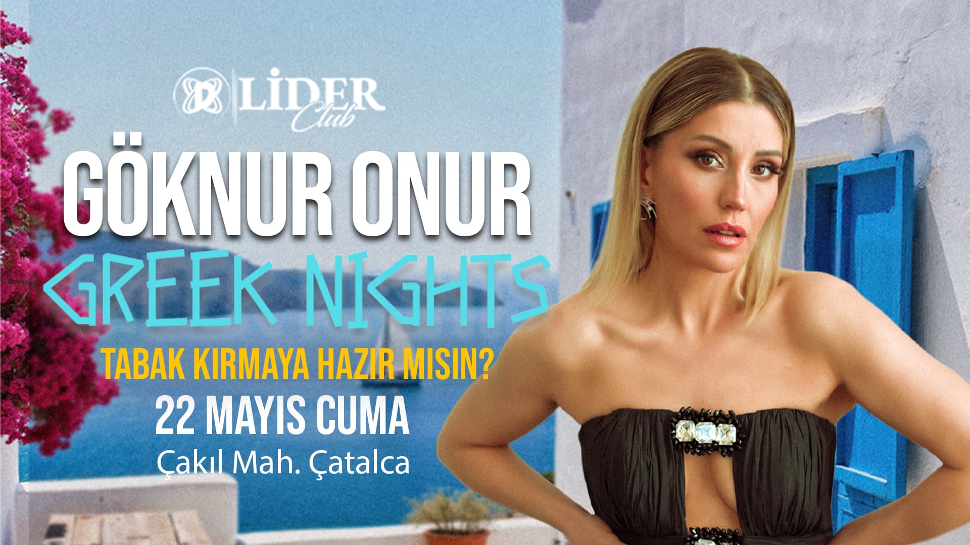 Göknur Onur Greek Nights card