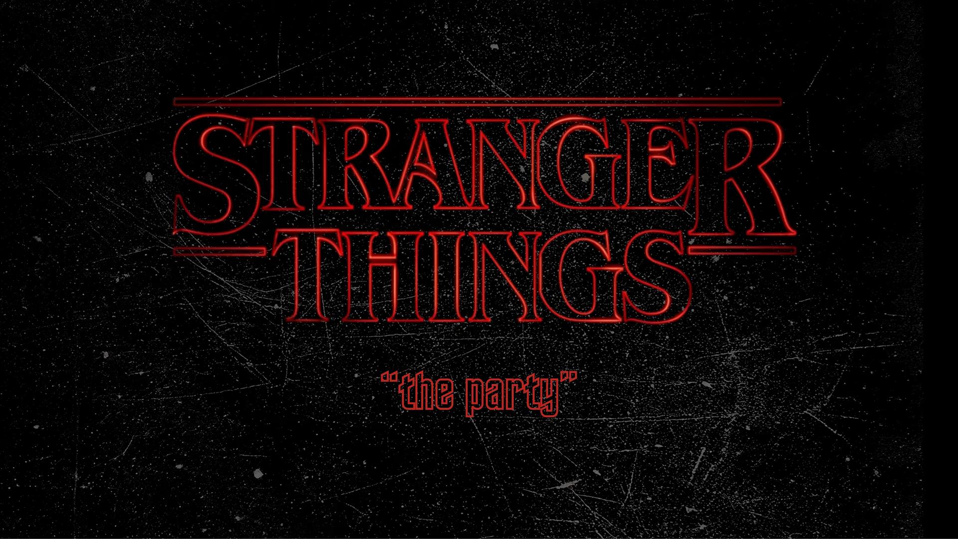 Stranger Things - The Party card