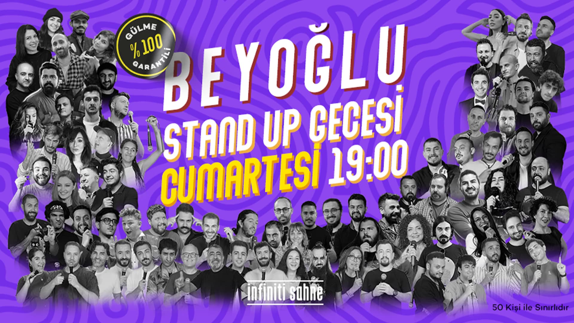 Stand Up Taksim - Beyoğlu Gecesi Cumartesi 19:00
 card