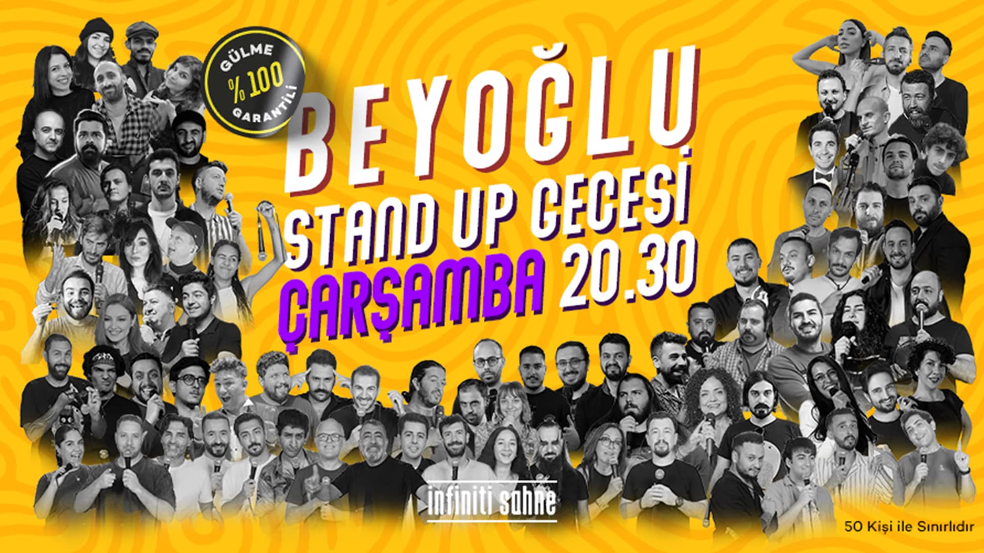 Stand up Açık Mikrofon Beyoğlu Çarşamba card