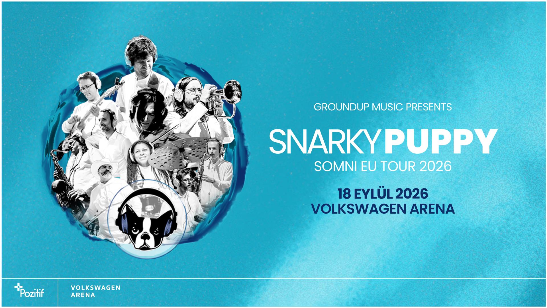 Snarky Puppy card