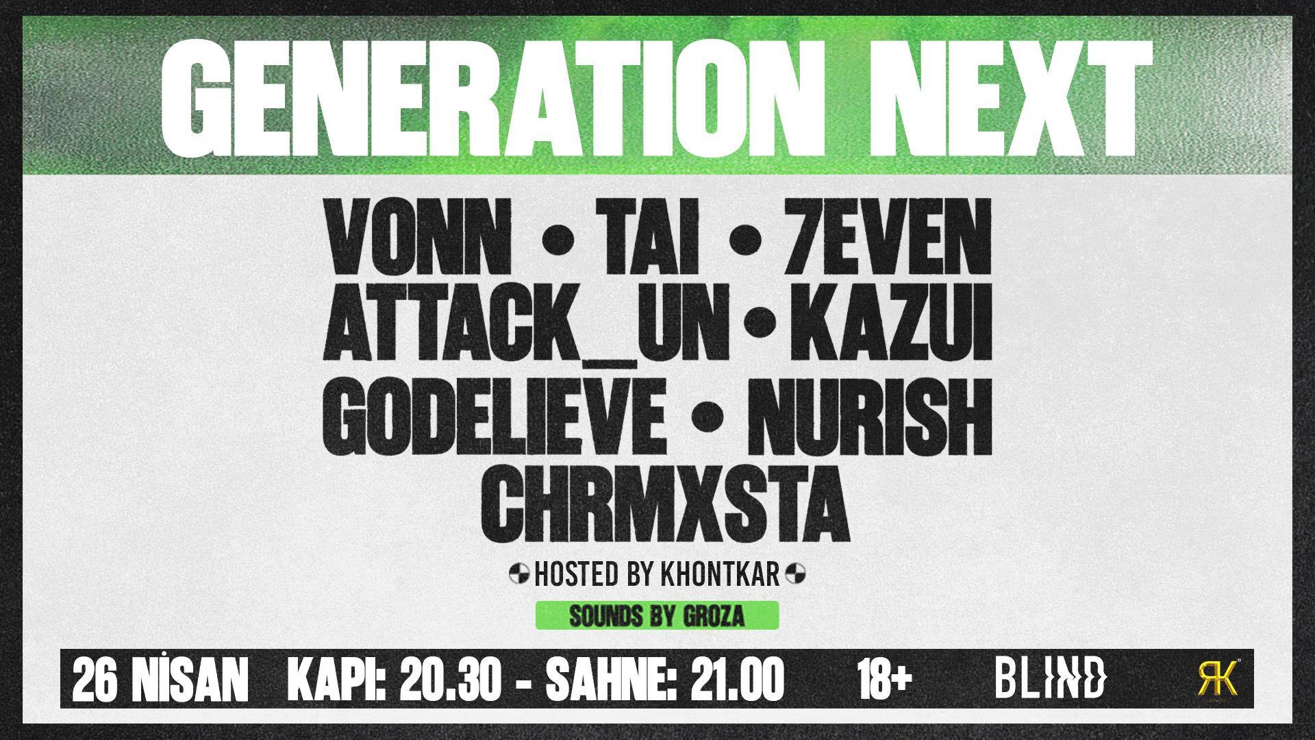 HOSTED BY KHONTKAR : Generation Next Compilation Party  card