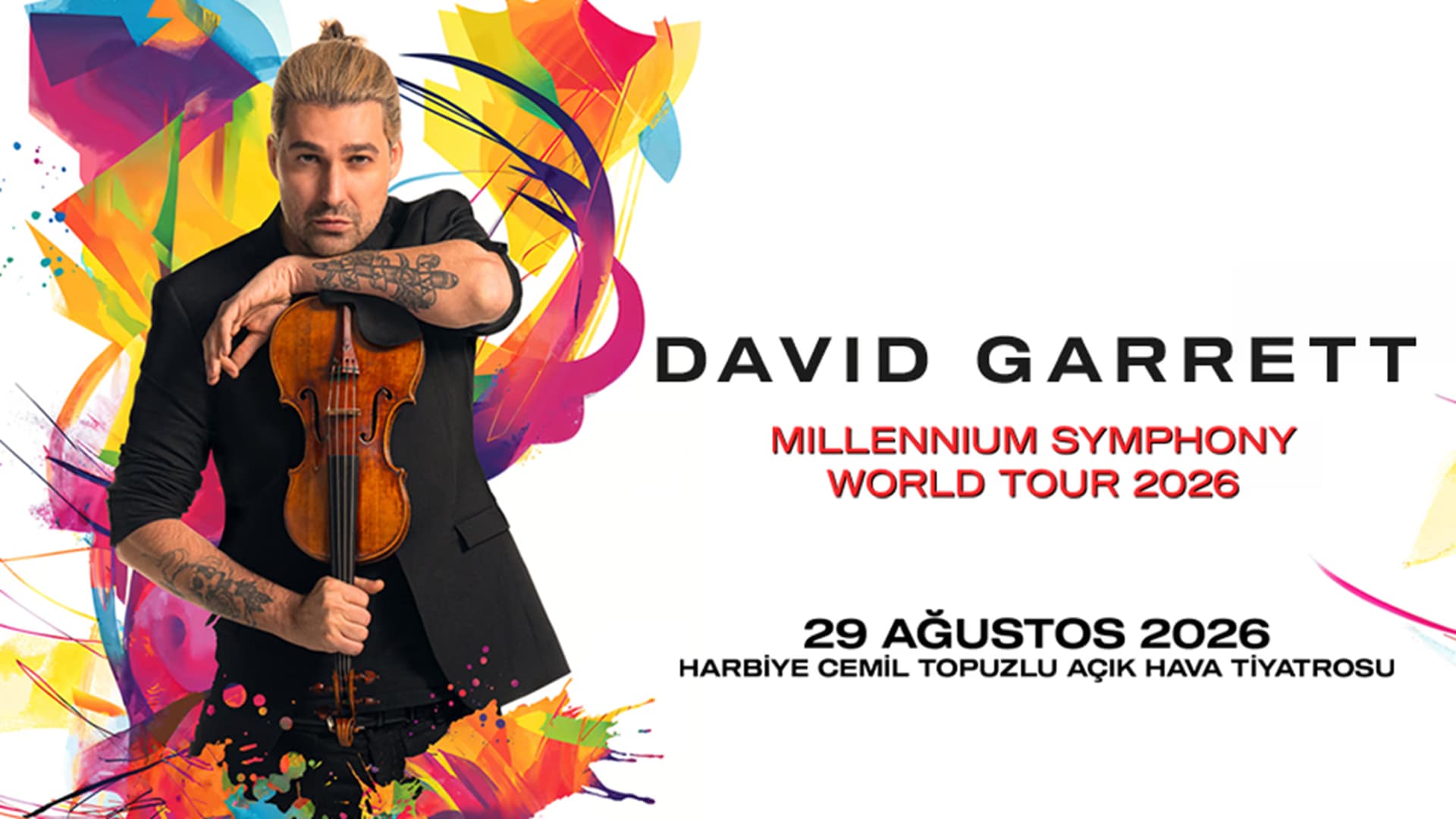 David Garrett: Millennium Symphony Open Air Tour 2026 card