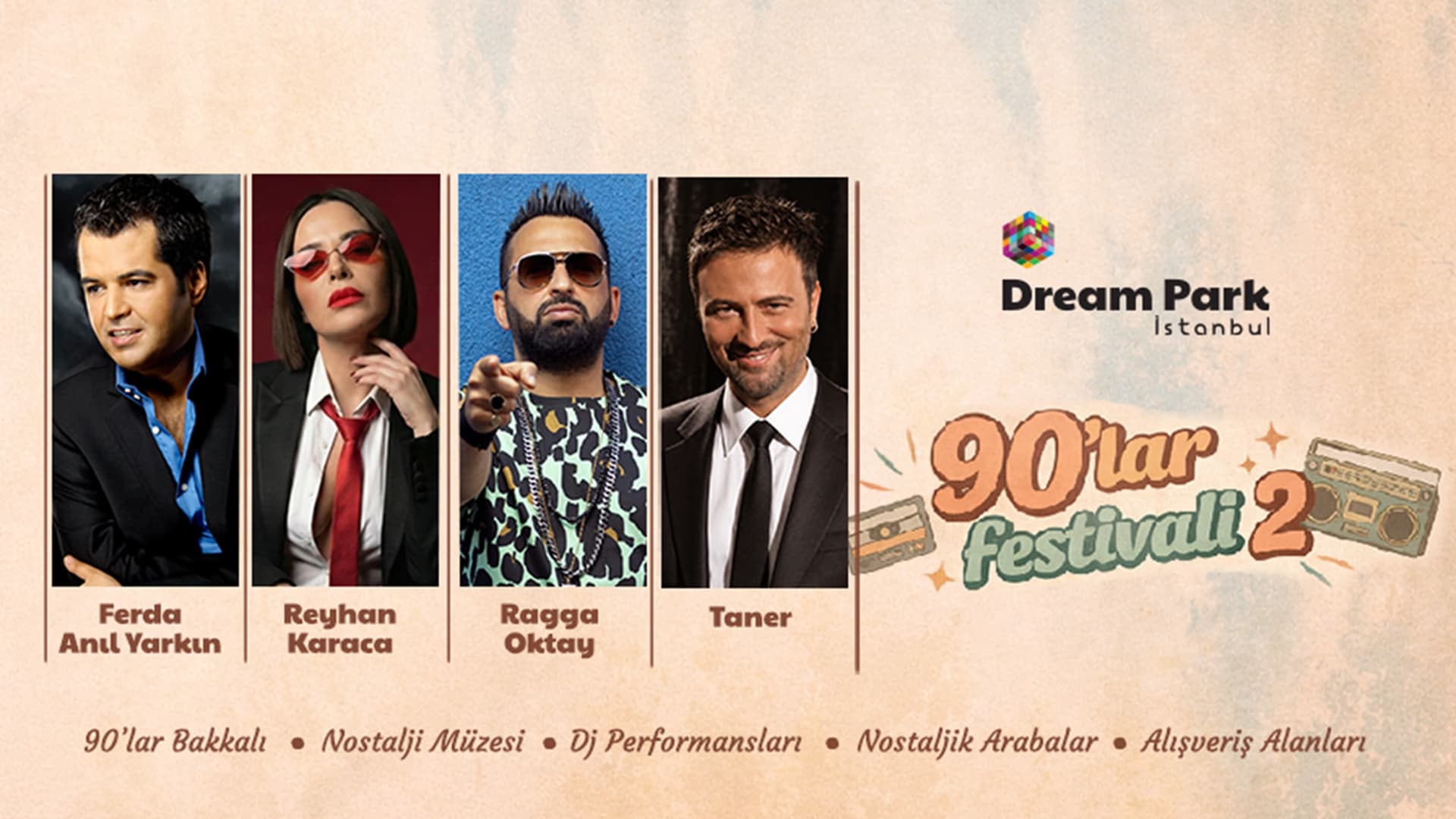 90lar Festivali: Reyhan Karaca - Ferda Anıl Yarkın - Ragga Oktay - Taner