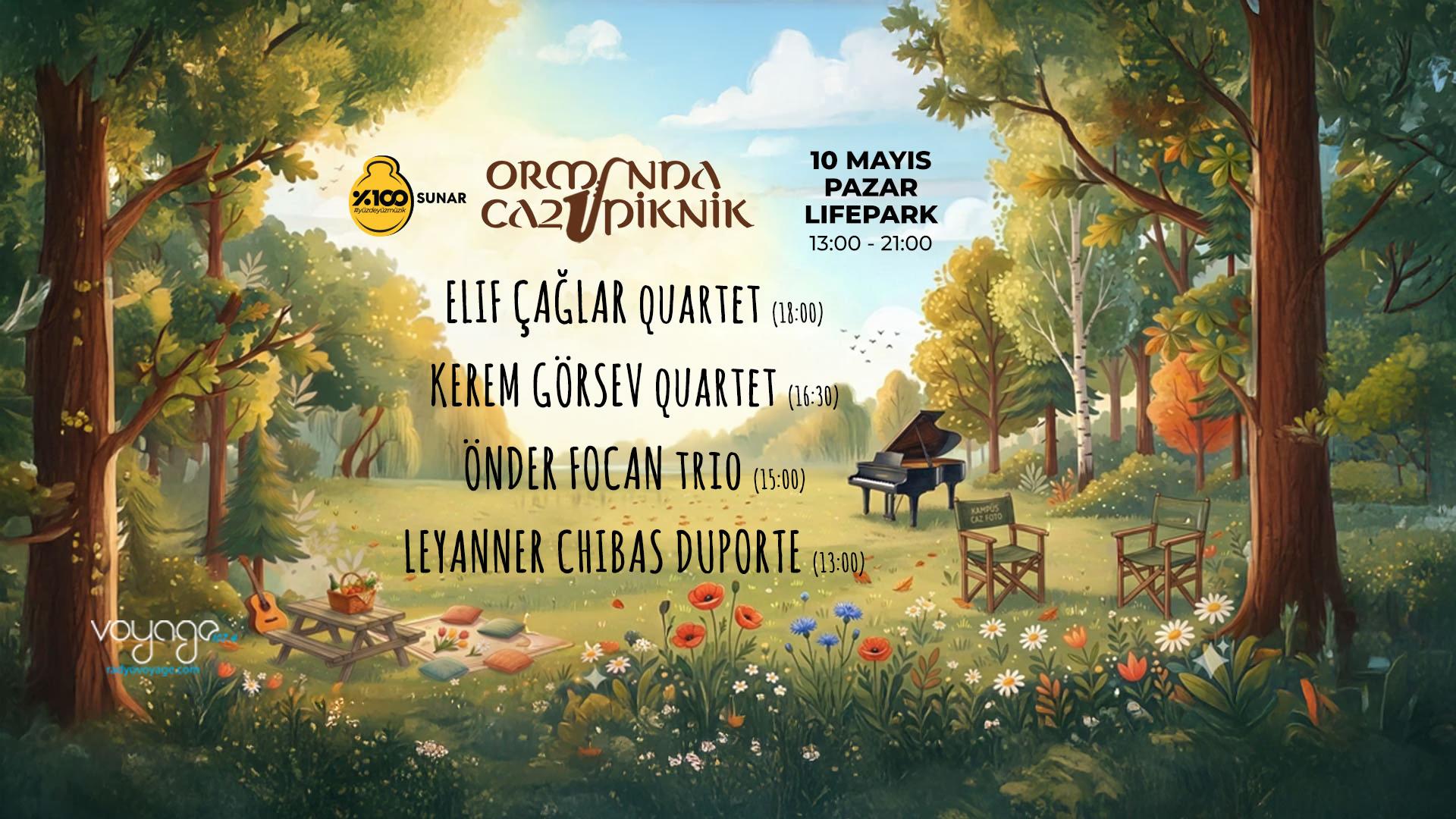 %100 Müzik Sunar: Ormanda Caz - Piknik - 5. Edisyon Anneler Günü Özel card