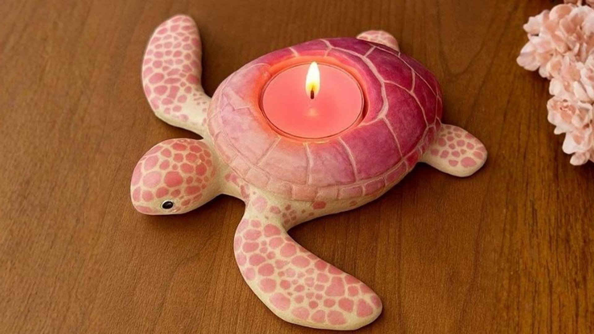 Heykel - Kaplumbağa Mumluk card