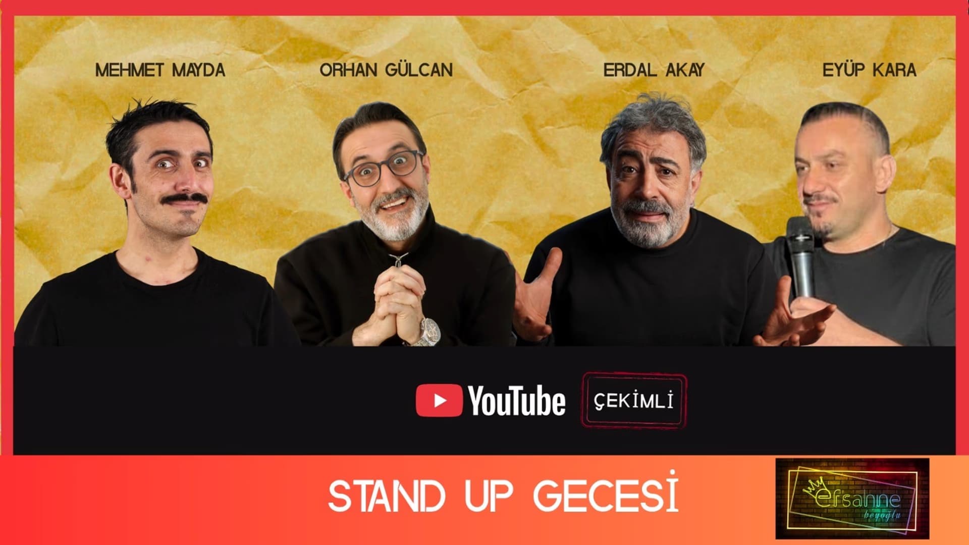 Stand Up Gecesi card