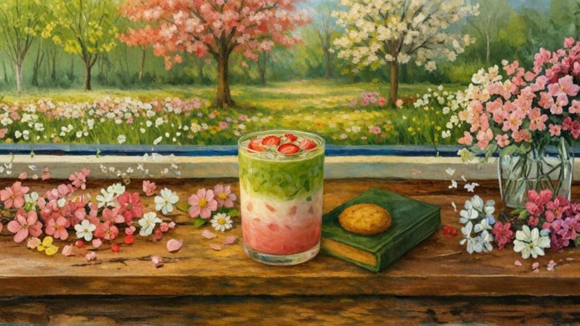 Resim - Strawberry Matcha Latte card