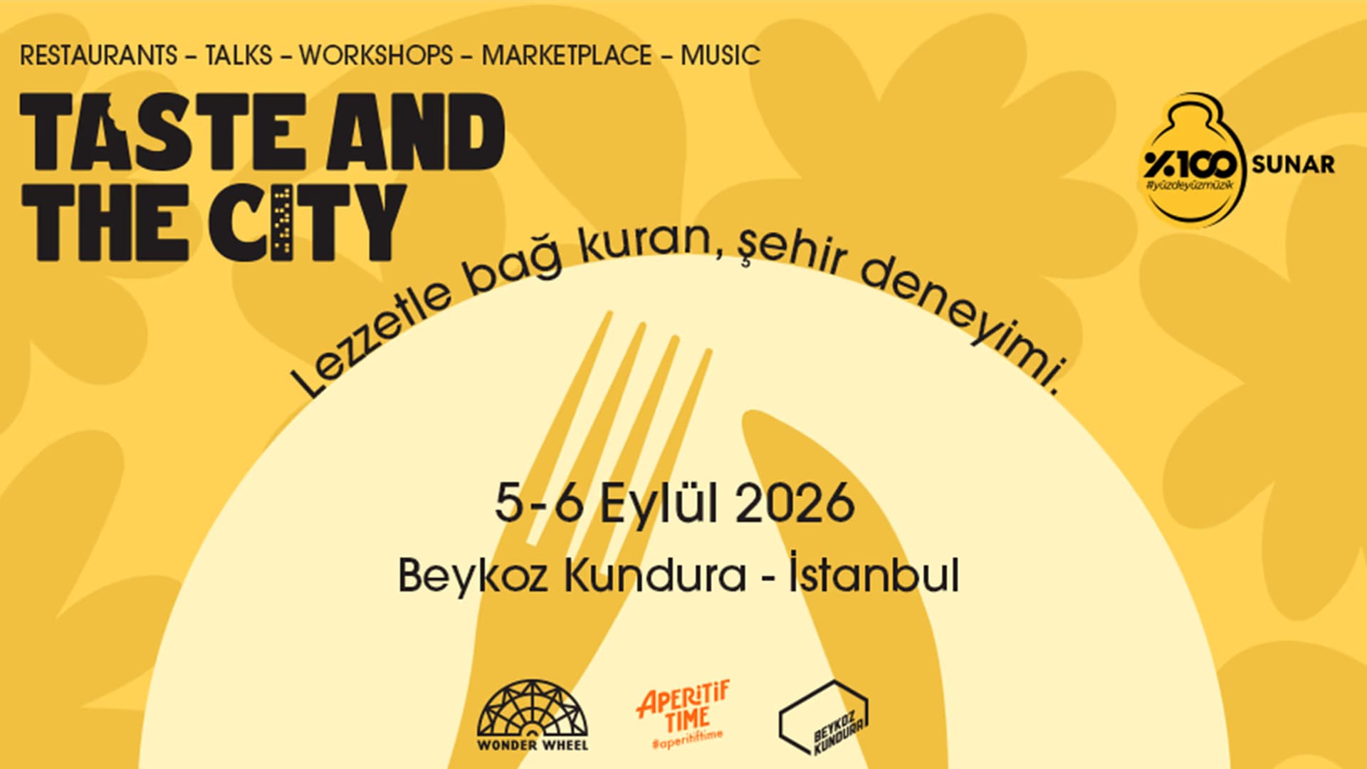 #YüzdeYüzMüzik: Taste and The City 2026 - Pazar Tüm Gün Seansı card