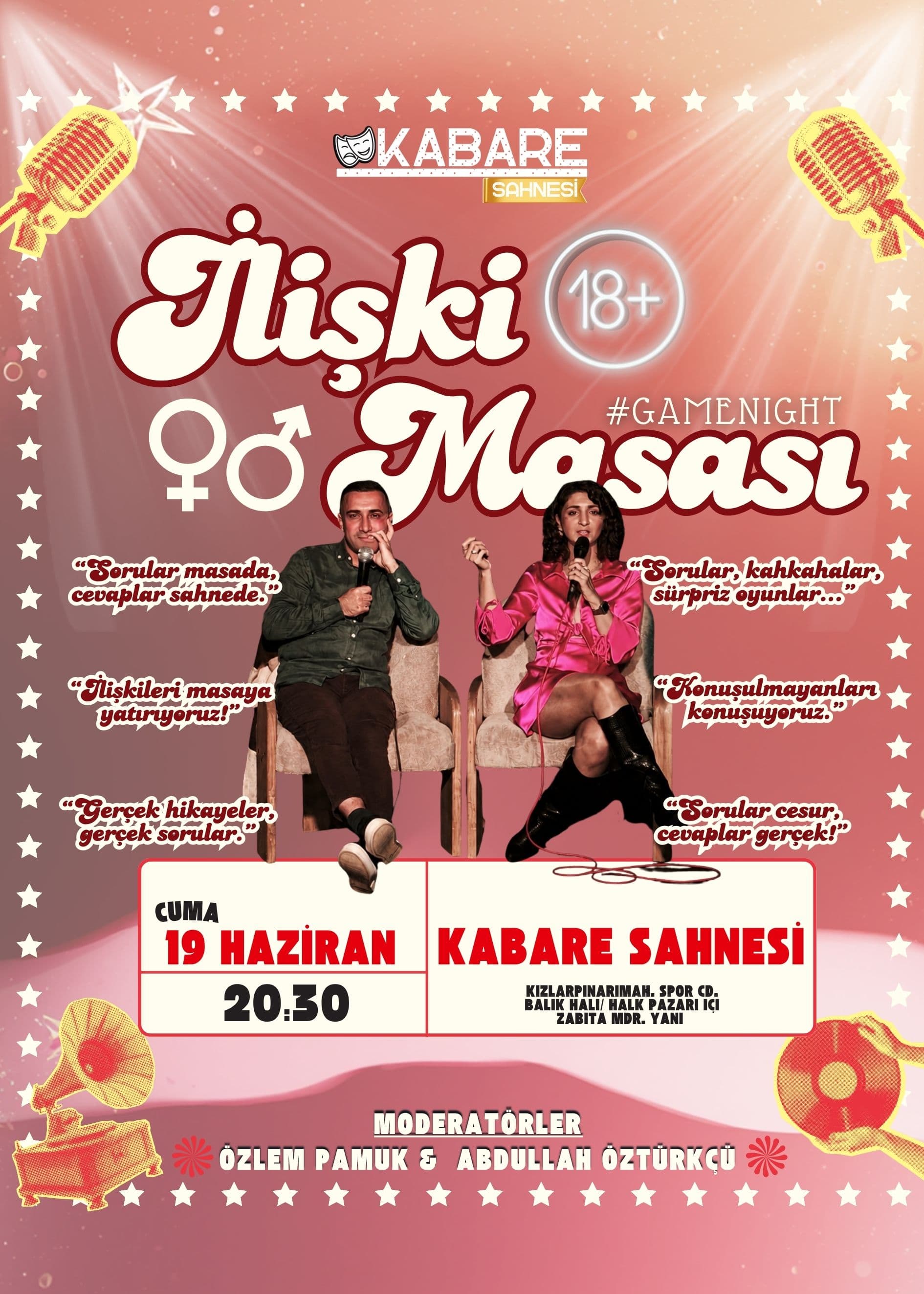 İlişki Masası | Özlem & Abdullah| Alanya Kabare Sahnesi