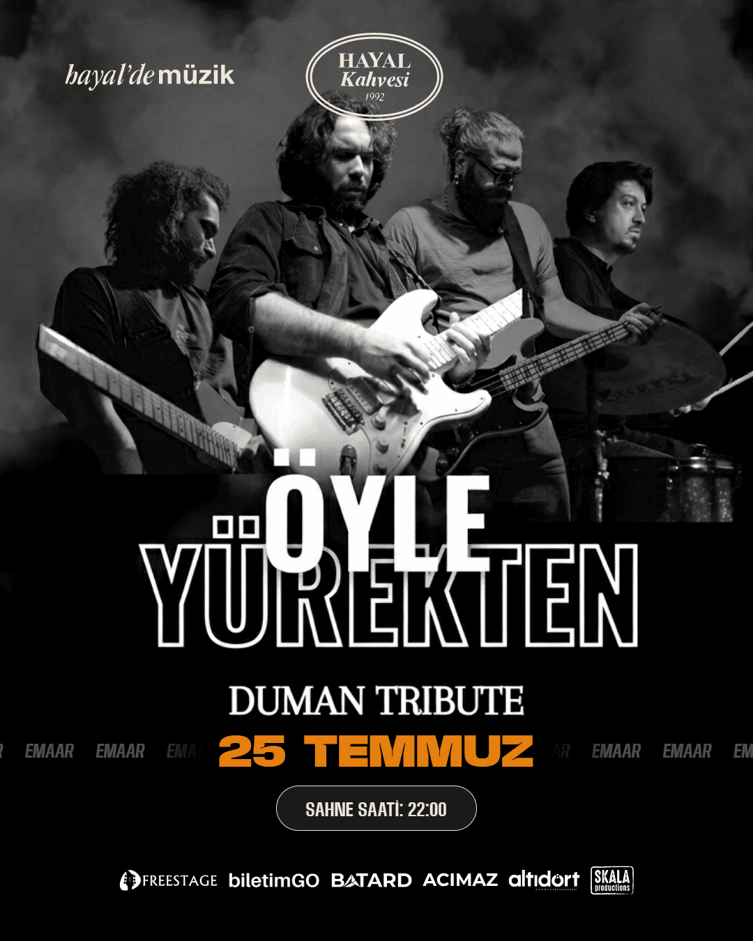 ÖYLE YÜREKTEN (DUMAN TRIBUTE)