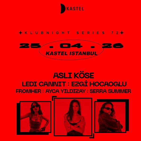 KASTEL w/ ASLI KOSE + LEDI CANNIT + EZGI HOCAOGLU + FROMHER + ManyMore küçük resim