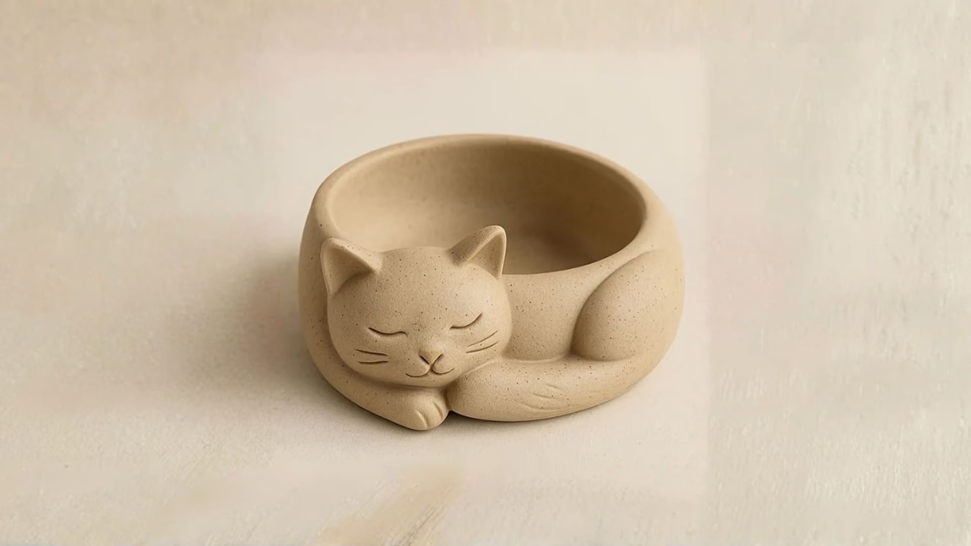 Heykel - Kedi Kase küçük resim