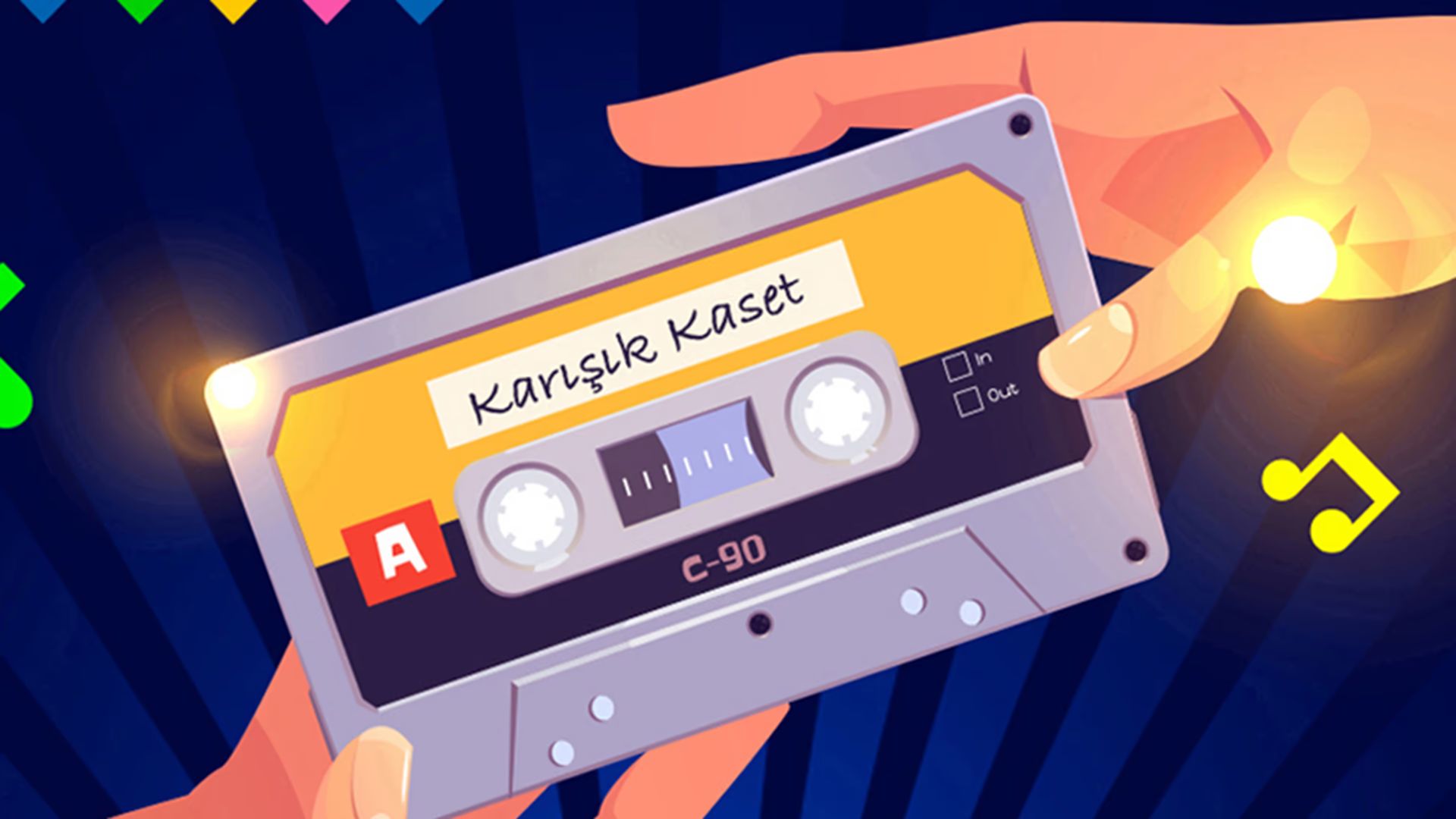 Karışık Kaset 90lar 2000ler Türkçe Pop Parti küçük resim