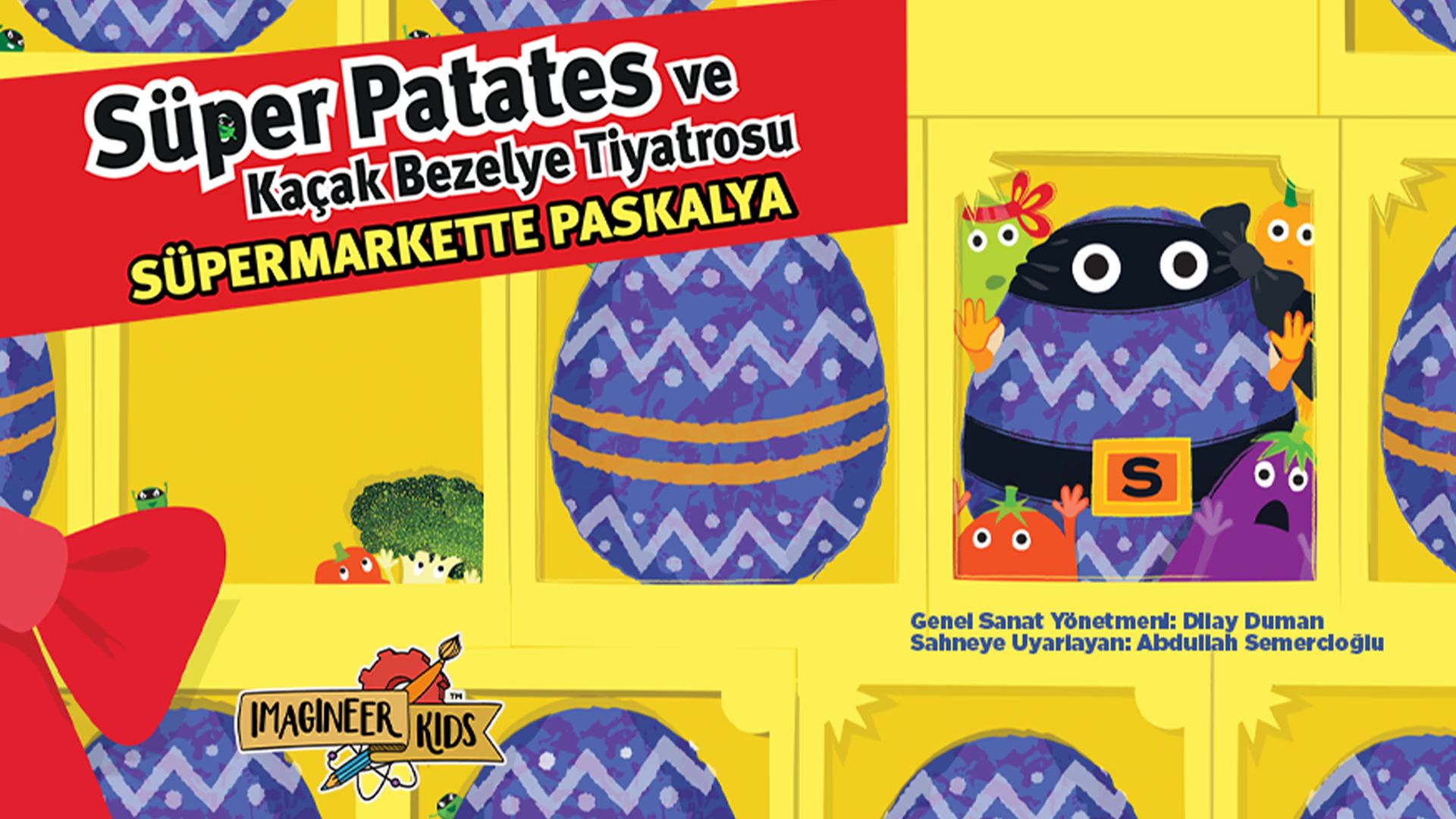 Süper Patates ve Kaçak Bezelye - Süpermarkette Paskalya küçük resim