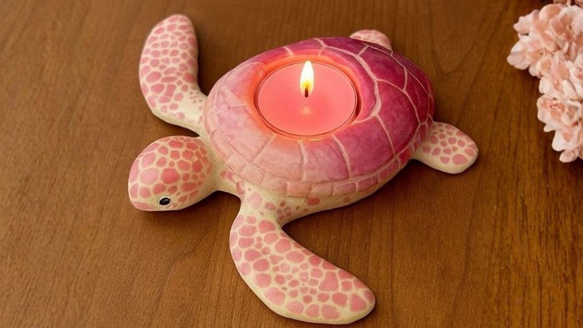 Heykel - Kaplumbağa Mumluk küçük resim