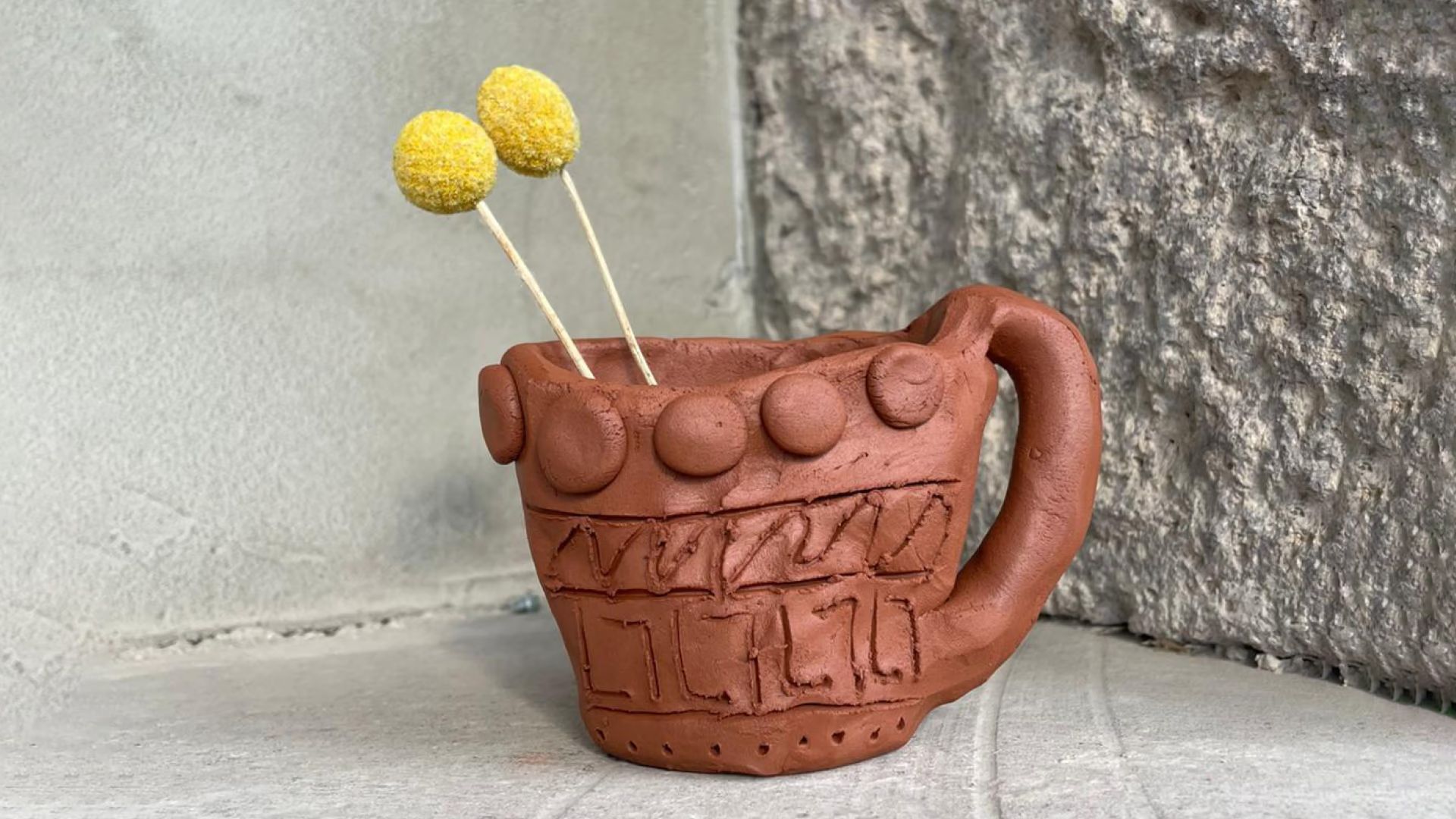 Yetişkin Atölyesi - Kilden Primitif Vazo Tasarımı küçük resim