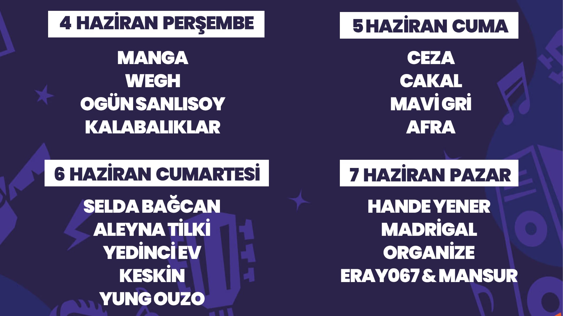Event banner