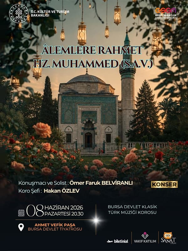 Alemlere Rahmet Hz. Muhammed (S.A.V.) - Bursa Devlet Klasik Türk Müziği Korosu card