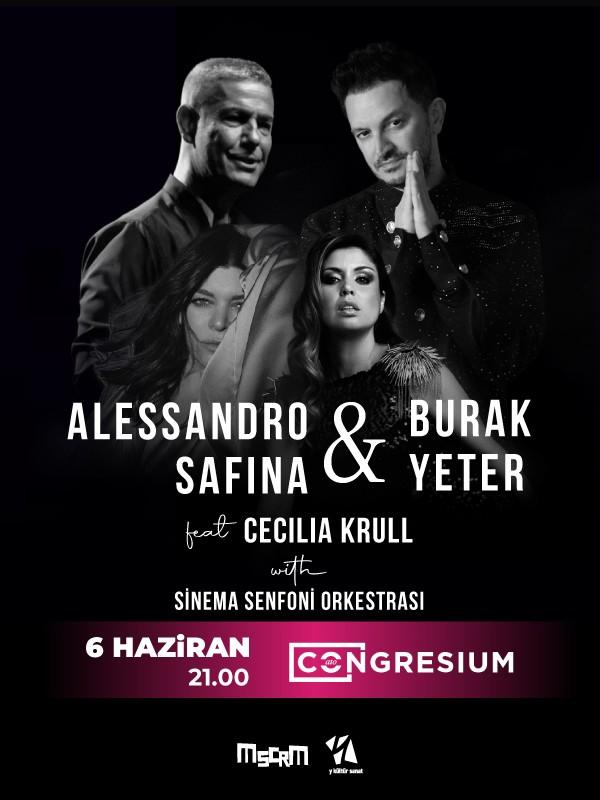 Alessandro Safina & Burak Yeter feat Cecilia Krull with Sinema Senfoni Orkestrası card