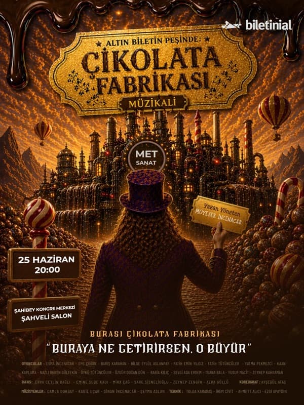 Altın Biletin Peşinde: Çikolata Fabrikası (Çocuk Müzikali) card