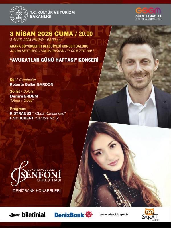 Avukatlar Günü Haftası Konseri - ÇDSO card