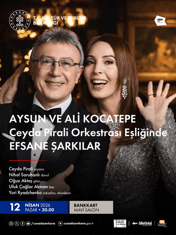 Aysun ve Ali KOCATEPE - Ceyda Pirali Orkestrası Eşliğinde - Efsane Şarkılar card