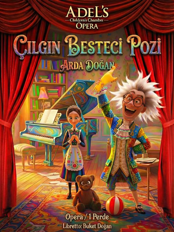 Çılgın Besteci Pozi Çocuk ve Aile Operası card