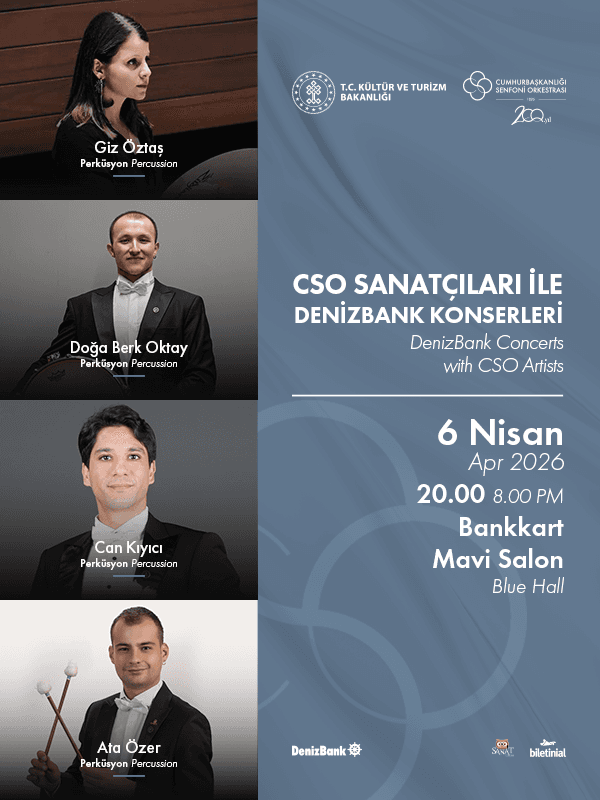 CSO Sanatçıları ile DenizBank Konserleri 06 Nisan card