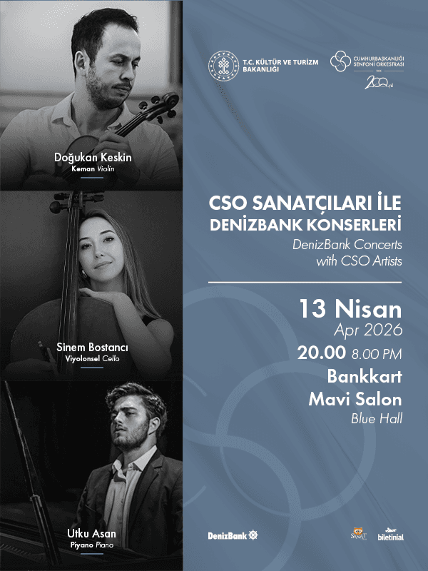 CSO Sanatçıları ile DenizBank Konserleri 13 Nisan card