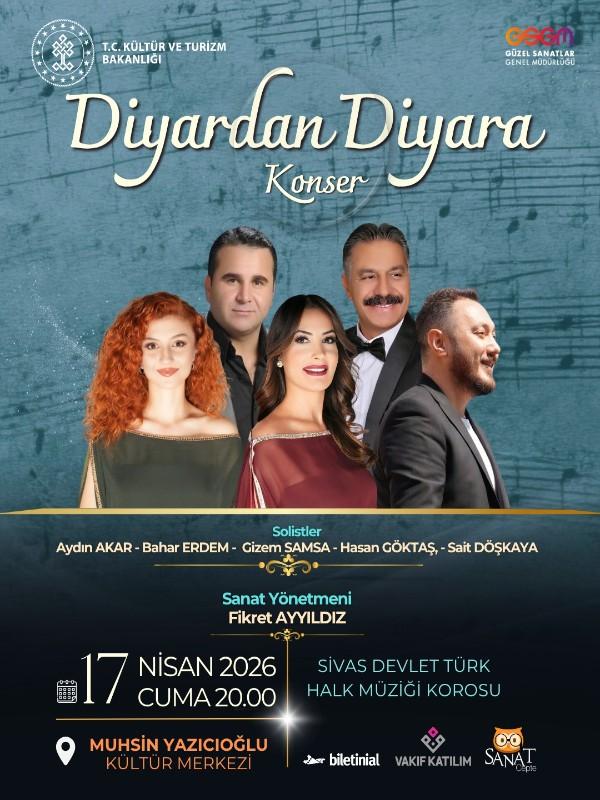 Diyardan Diyara Konseri - Sivas Devlet Türk Halk Müziği Korosu card