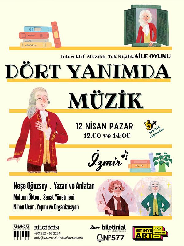 Dört Yanımda Müzik – İnteraktif, Müzikli, Tek Kişilik, Aile Oyunu card