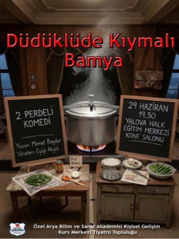 Düdüklüde Kıymalı Bamya
