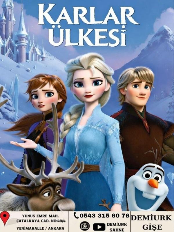 Elsa Karlar Ülkesi card